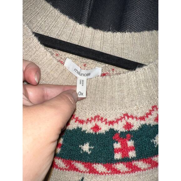 Ugly Christmas Sweater Xmas Size 0X - Picture 2 of 3